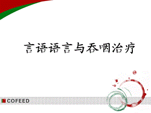 言语语言与吞咽治疗.ppt