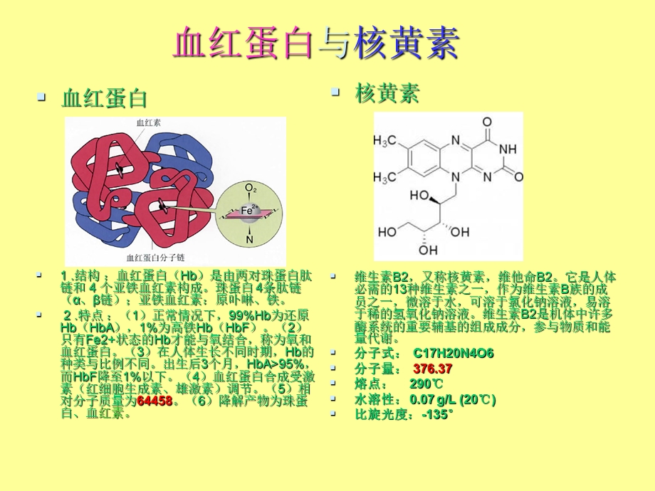 血红蛋白与核黄素的凝胶层析分离电液 黎振威 [2].ppt_第2页