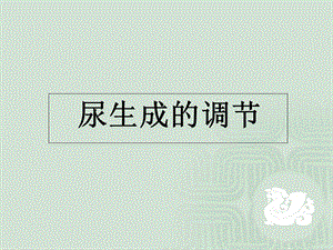 《泌尿调节》PPT课件.ppt