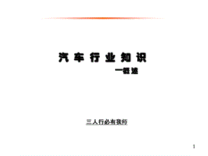 《汽车行业知识》PPT课件.ppt