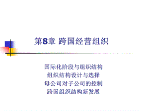 《跨国经营组织》PPT课件.ppt