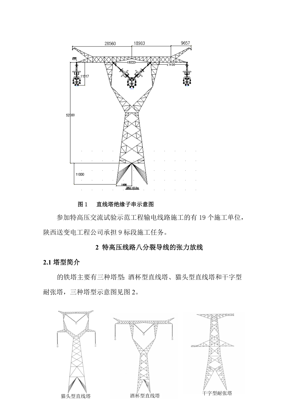 1000kV特高压线路 八分裂导线张力放线施工技术 田子恒 陕西送变电 ....doc_第2页