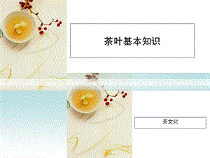 《茶叶基本知识》PPT课件.ppt