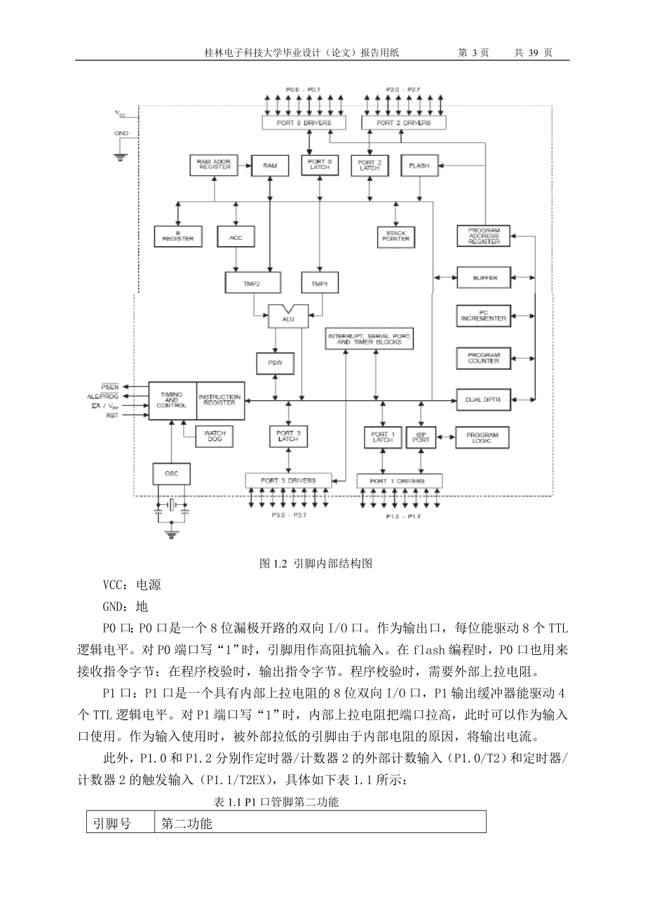 毕业设计论文基于AT89S52单片机的红外线防盗报警器设计与实现.doc_第3页