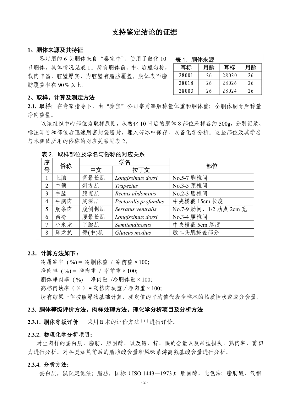 雪龙黑牛肉质检测分析报告书.doc_第3页