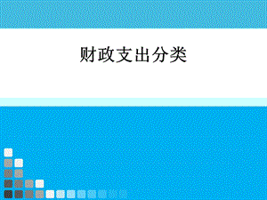 《财政支出分类》PPT课件.ppt