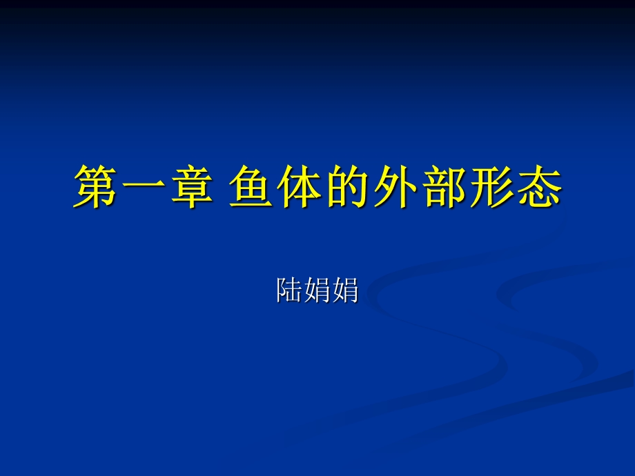 《鱼体的外部形态》PPT课件.ppt_第1页