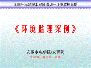 《环境监理案例》PPT课件.ppt