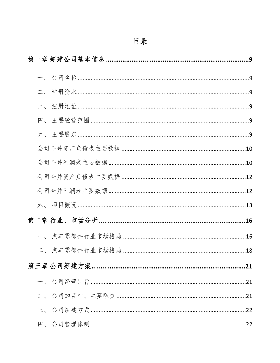 南宁关于成立汽车安全带总成公司可行性研究报告.docx_第2页