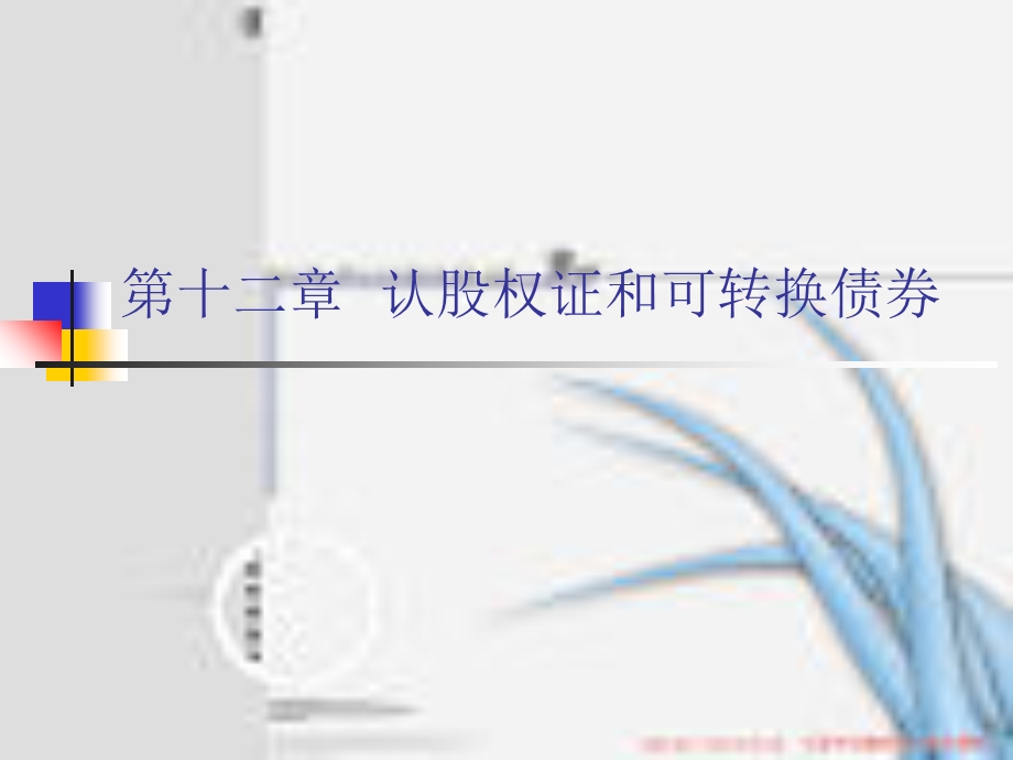 《认股权证和可转换》PPT课件.ppt_第1页