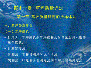 《草坪质量评定》PPT课件.ppt