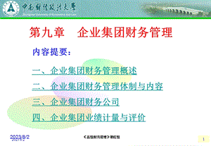 811第九章企业集团财务管理.ppt