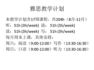 《雅思教学计划》PPT课件.ppt