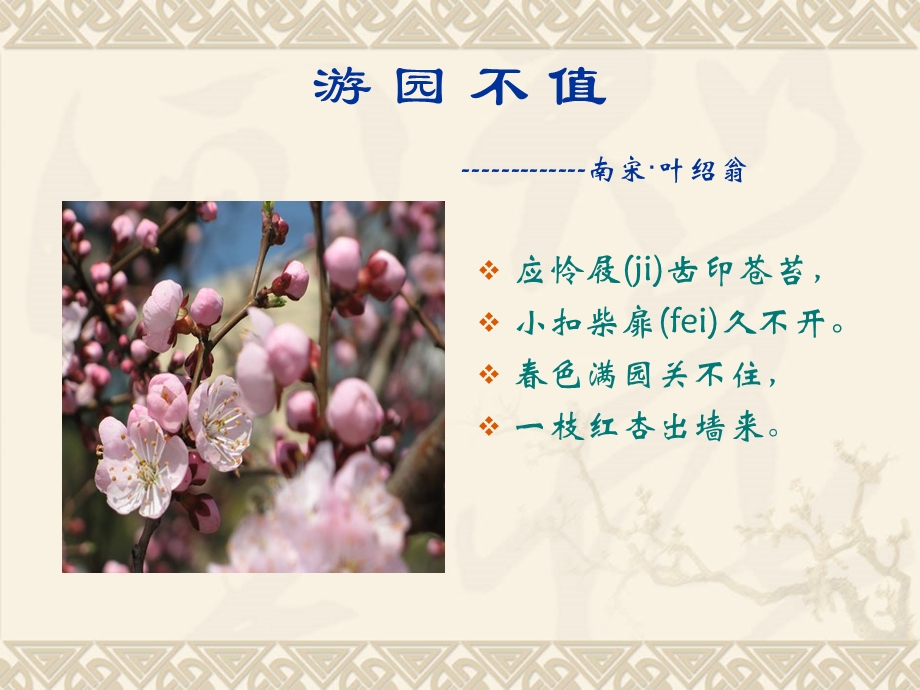 游园不值南宋叶绍翁.ppt_第1页