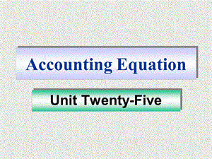 [其它]accounting equation.ppt