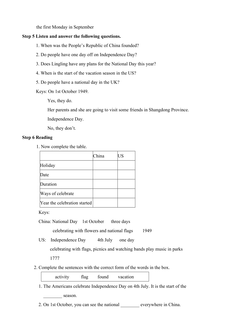 Module2Publicholidays教案.doc_第3页