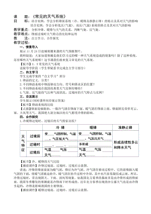 大气圈与天气气候教学设计.doc