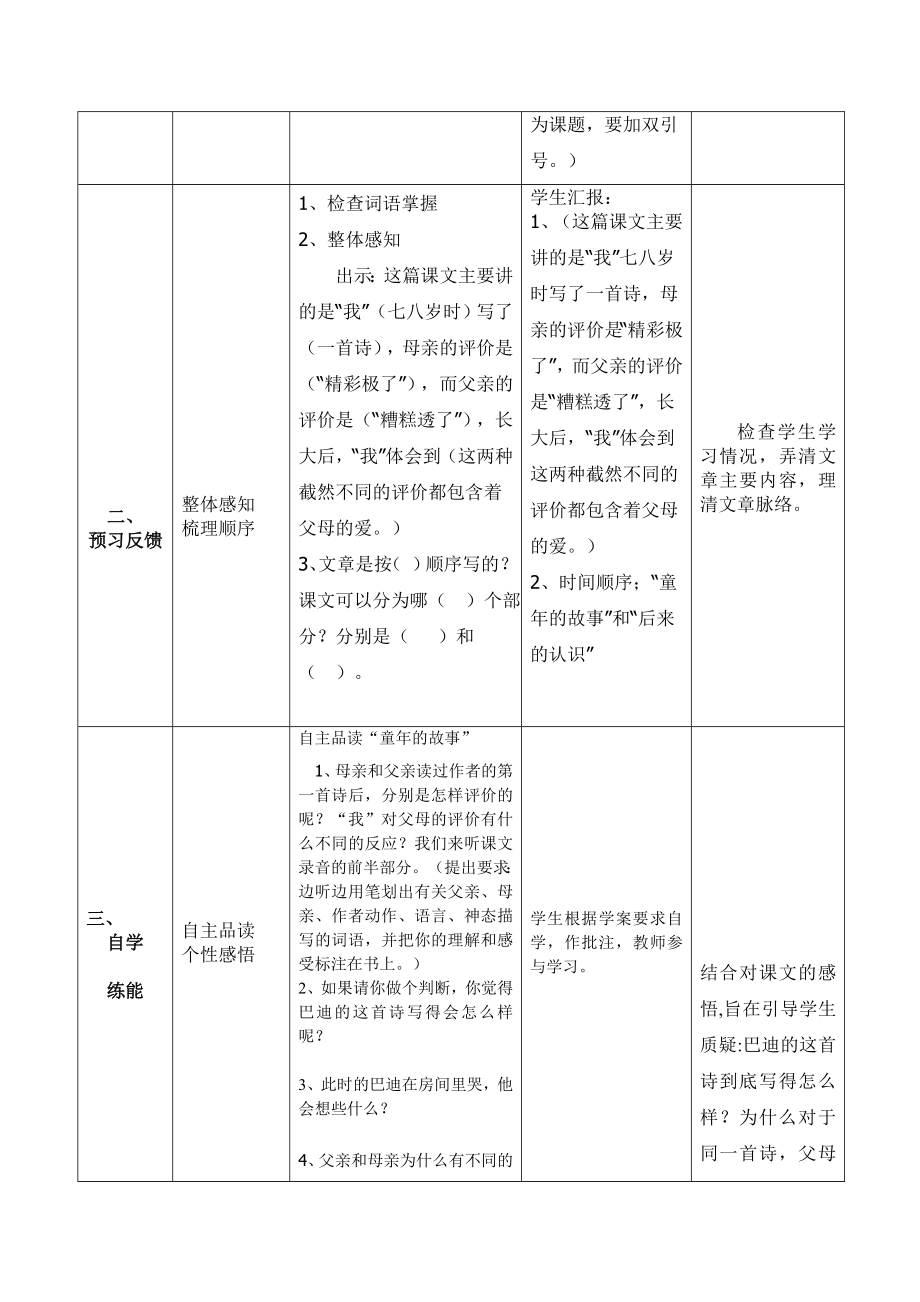 王朝禹19、“精彩极了”和“糟糕透了”教学设计(.doc_第2页