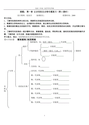 第一章认识有机化合物专题复习3.30.doc