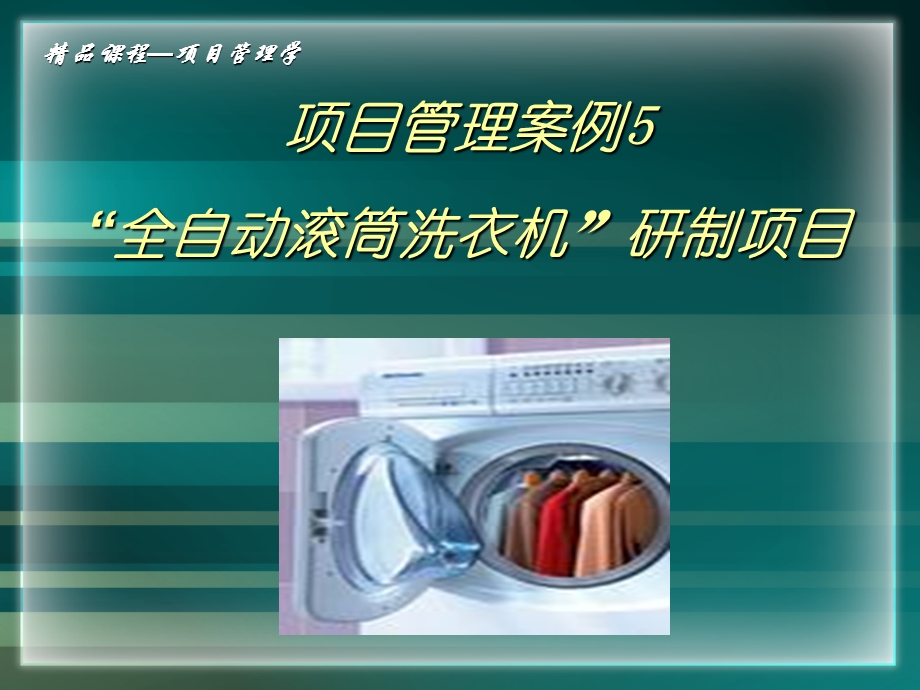 《项目管理案例分析》PPT课件.ppt_第1页