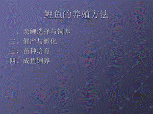 《鲤鱼的养殖方法》PPT课件.ppt