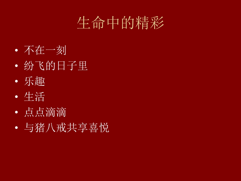 《生命中的精彩》PPT课件.ppt_第1页