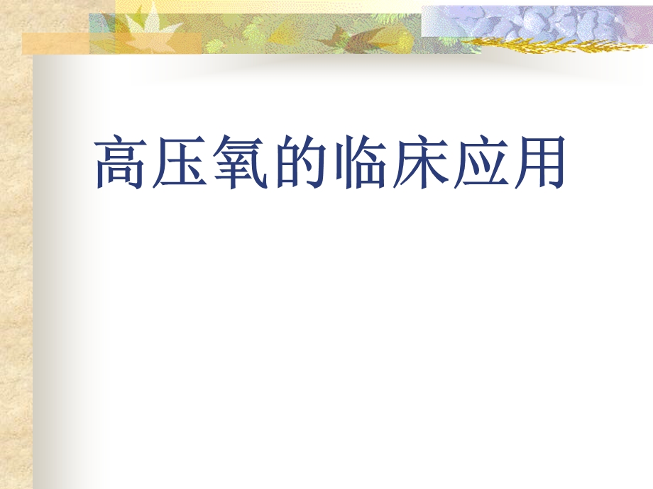 《高压氧的临床应用》PPT课件.ppt_第1页