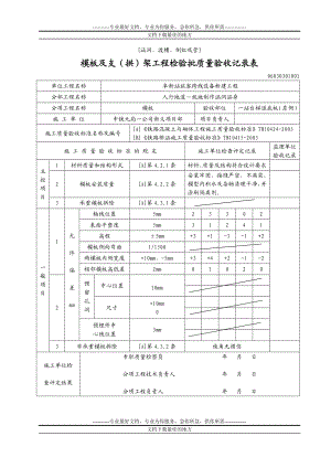 ig[涵洞、渡槽、倒虹吸管]模板及支(拱)架工程检验批质量验收记录表.doc