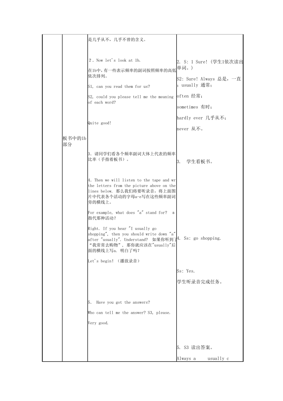 Unit2Howoftendoyouexercise教学设计第一课时.doc_第3页