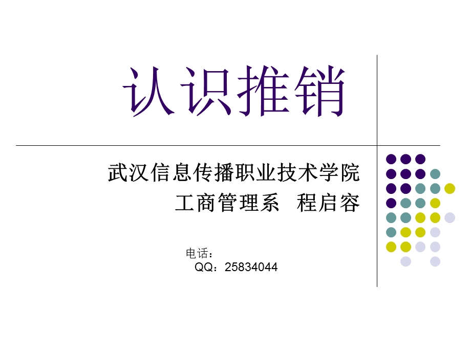 《项目认识推销》PPT课件.ppt_第1页