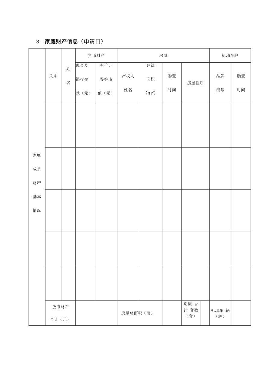 申请因病致贫家庭医疗救助经济状况和医疗费用支出情况登记表、声明书、授权书.docx_第2页