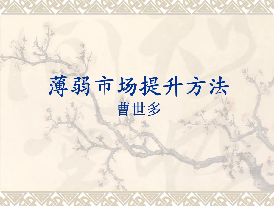 《薄弱市场提升方法》PPT课件.ppt_第1页