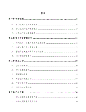 南京选矿设备项目可行性研究报告.docx