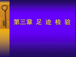 《足迹检验》PPT课件.ppt