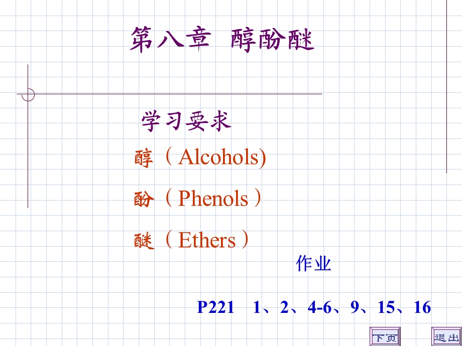 《醇酚醚有机化学B》PPT课件.ppt_第1页