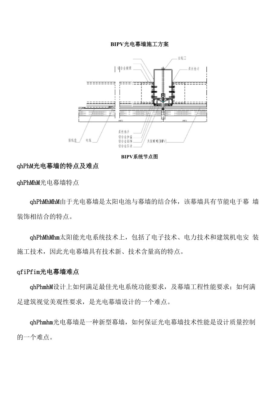 BIPV光电幕墙施工方案.docx_第1页