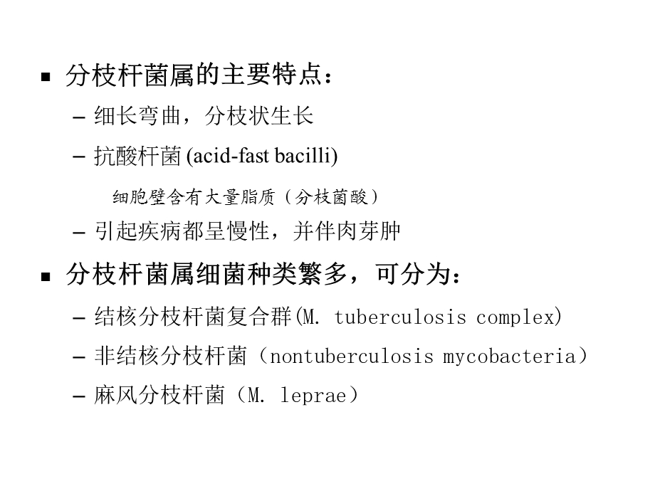 第十一部分分枝杆菌属Mycobacterium.ppt_第2页