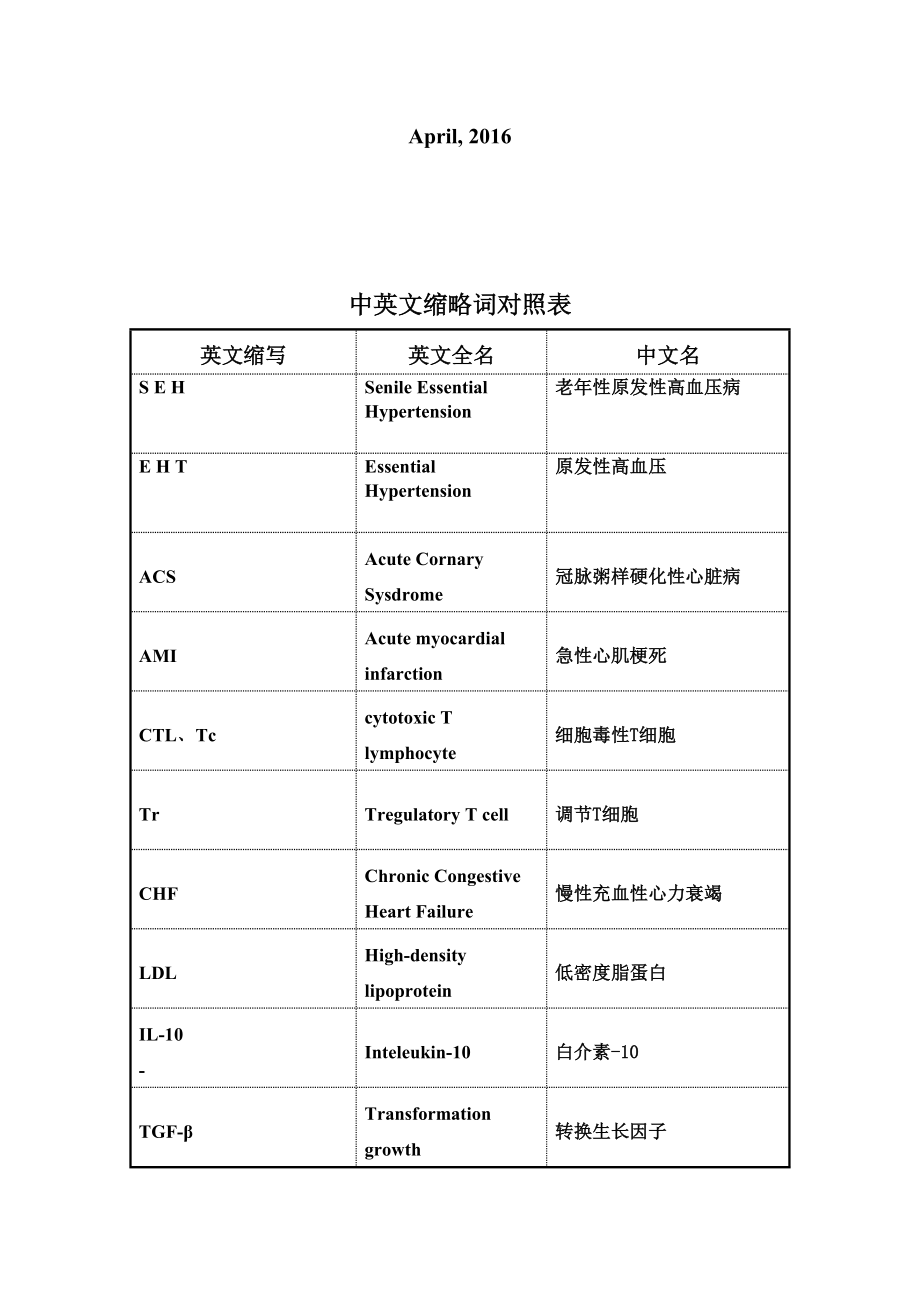 老年原发性高血压患者外周血T淋巴细胞的表达及阿托伐他汀干预的研究硕士学位论文.doc_第3页