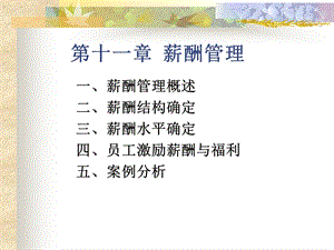 【教学课件】第十一章薪酬管理.ppt