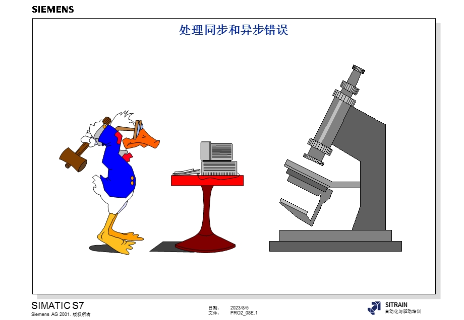 西门子S74高级编程培训教材内部教材8处理同步和异步错误2.ppt_第1页