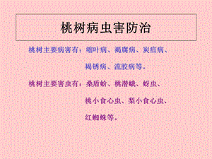 《桃树病虫害》PPT课件.ppt