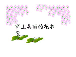 《穿上美丽的花衣裳》PPT课件.ppt