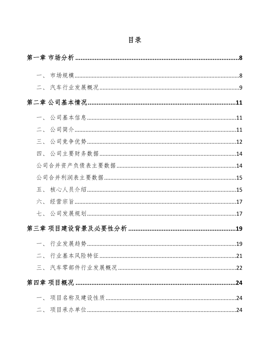 厦门汽车减震器项目可行性研究报告.docx_第2页