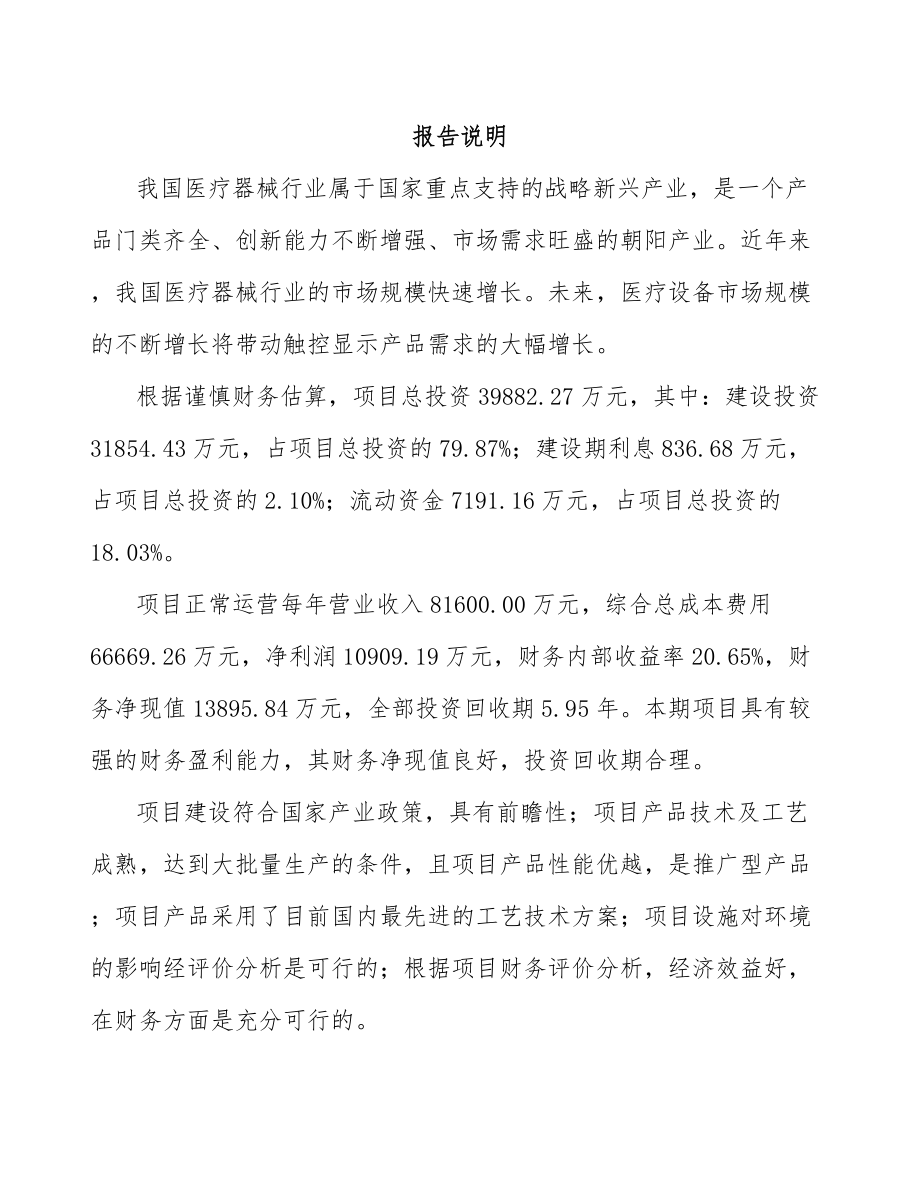 南通显示器项目可行性研究报告.docx_第1页