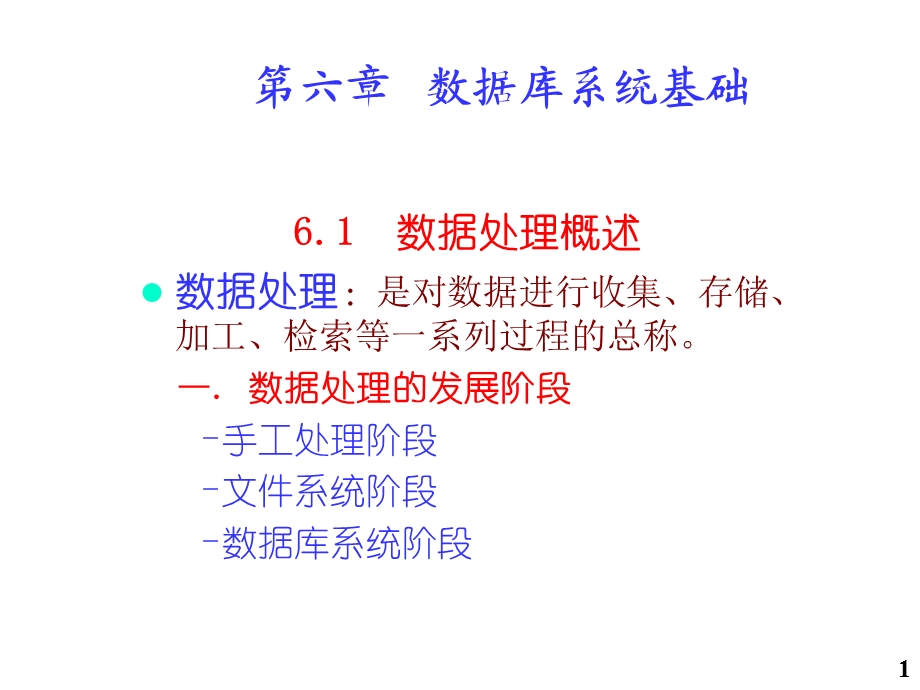 【教学课件】第六章数据库系统基础.ppt_第1页