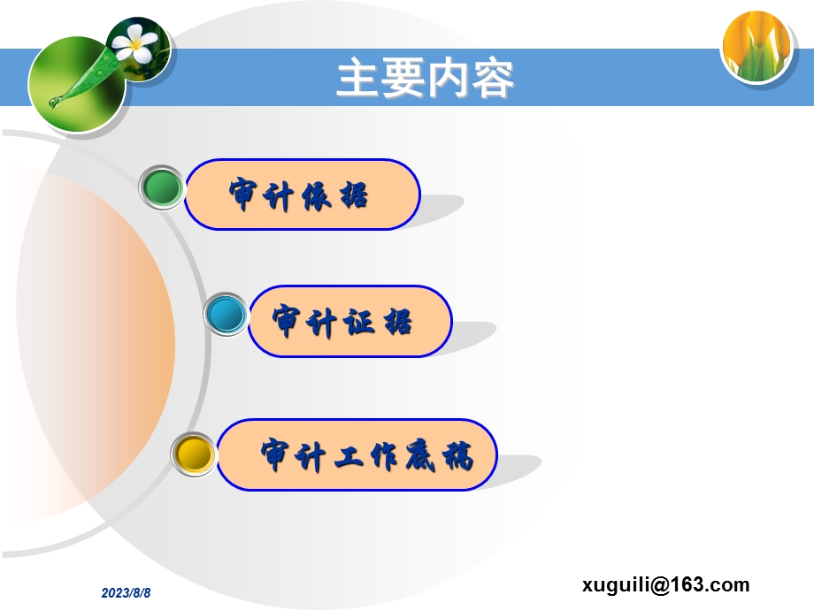 五章审计依据审计证据与审计工作底稿.ppt_第2页