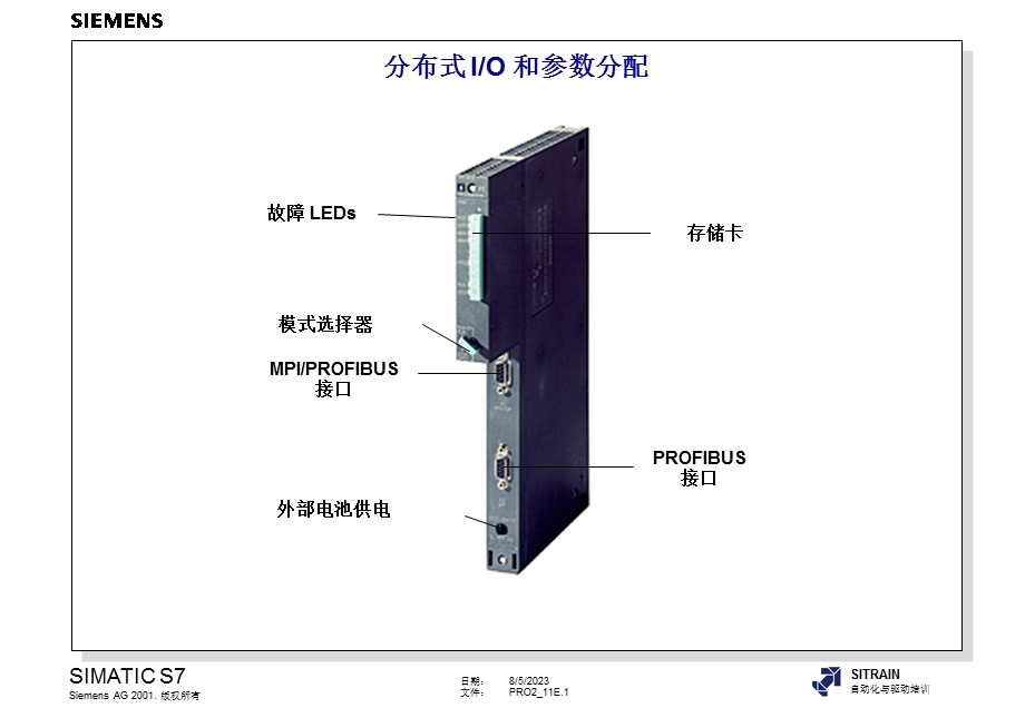 西门子S74高级编程培训教材内部教材分布式IO和参数分配00001.ppt_第1页