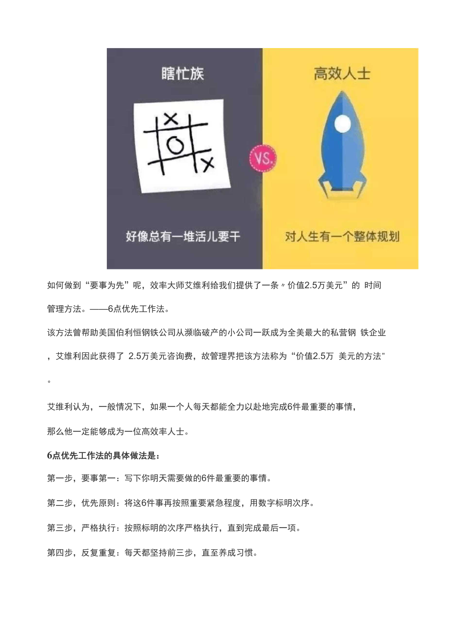 6点优先工作法：最简单最有效的时间管理工具.docx_第3页