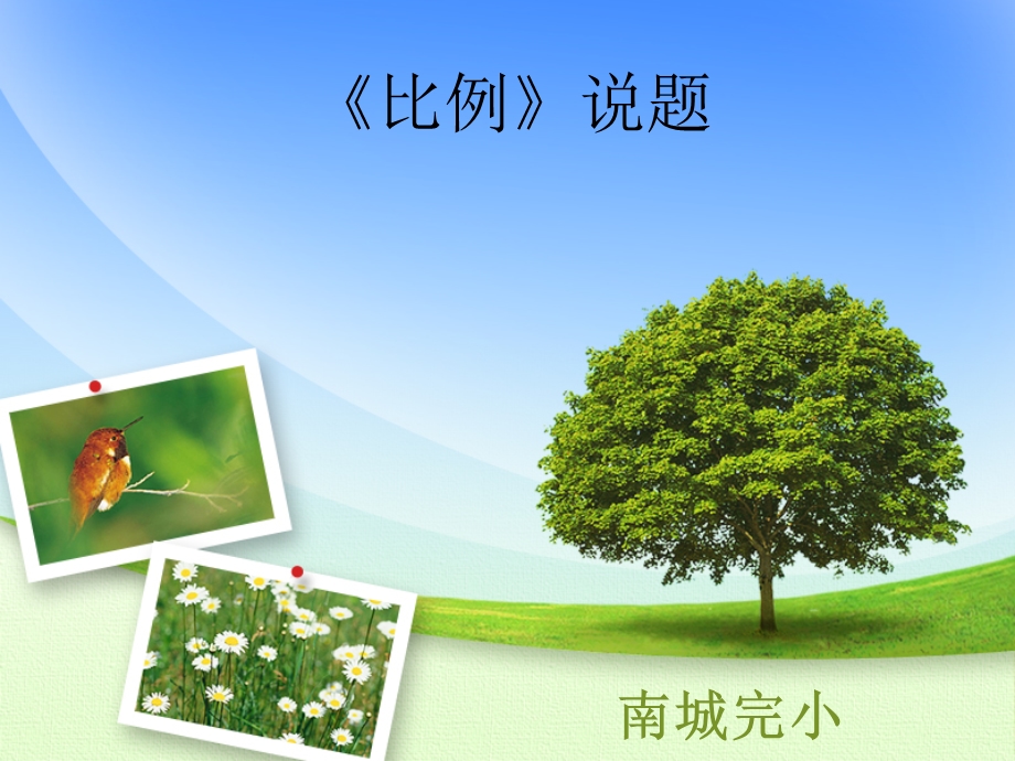 《比例》说题稿PPT课件.ppt_第1页