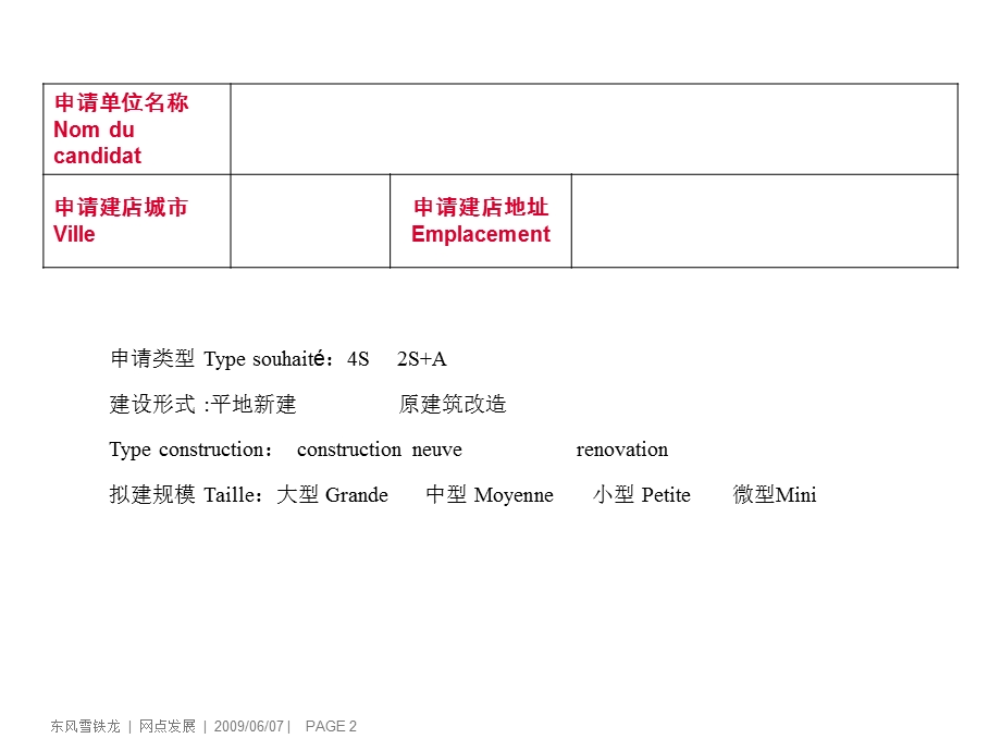 东风雪铁龙经销商申请材料模板.ppt_第2页